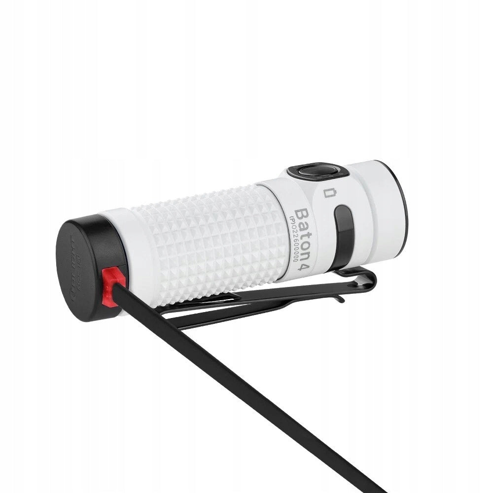Latarka z ładowarką Olight Baton 4 Premium Edition biała 1300lm 170m 190dni