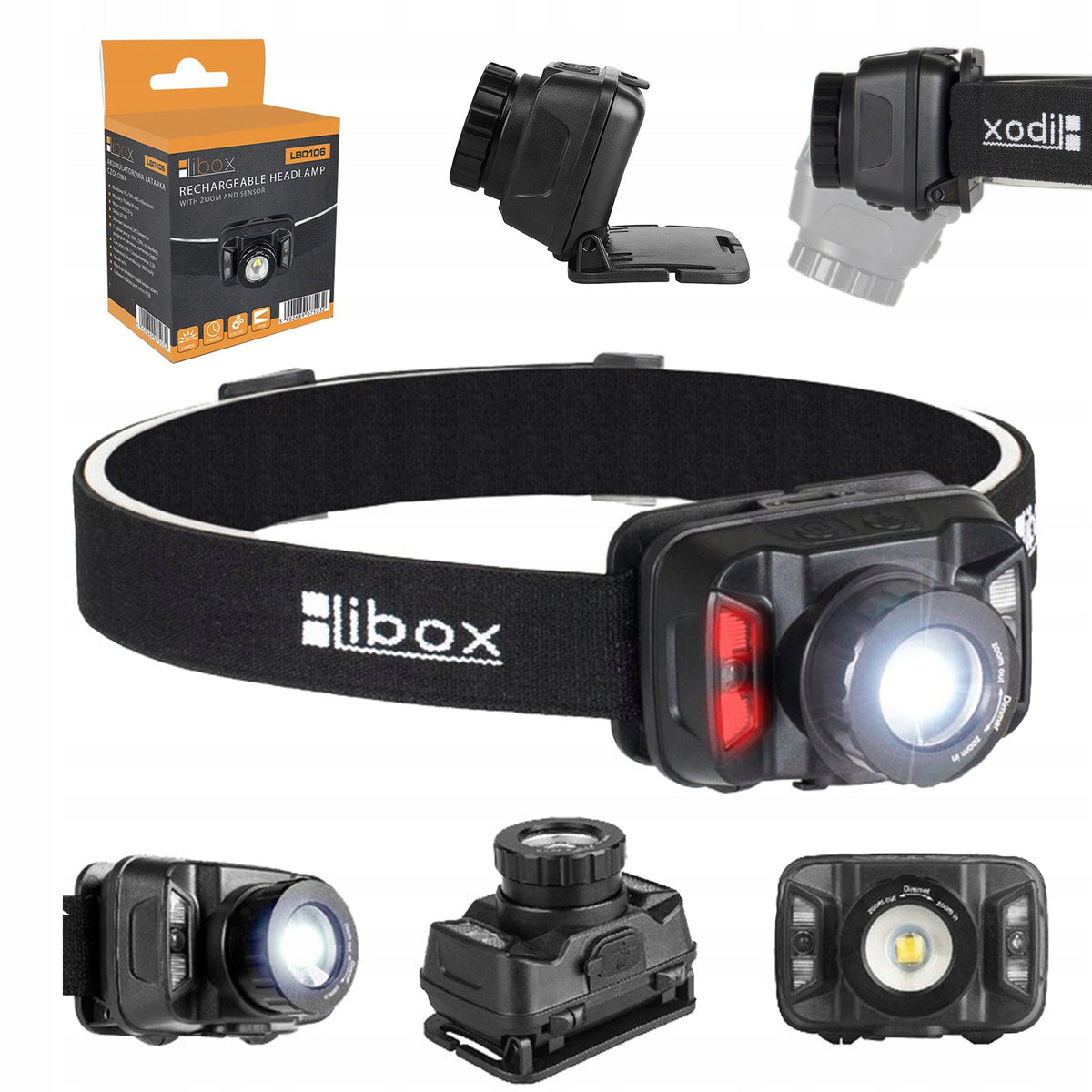 Libox 260 lm LED headlamp