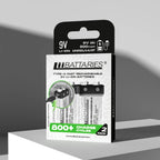 LiiBattaries mocny akumulator bateria litowo-jonowa 9V USB-C 2szt 500mAh 9V