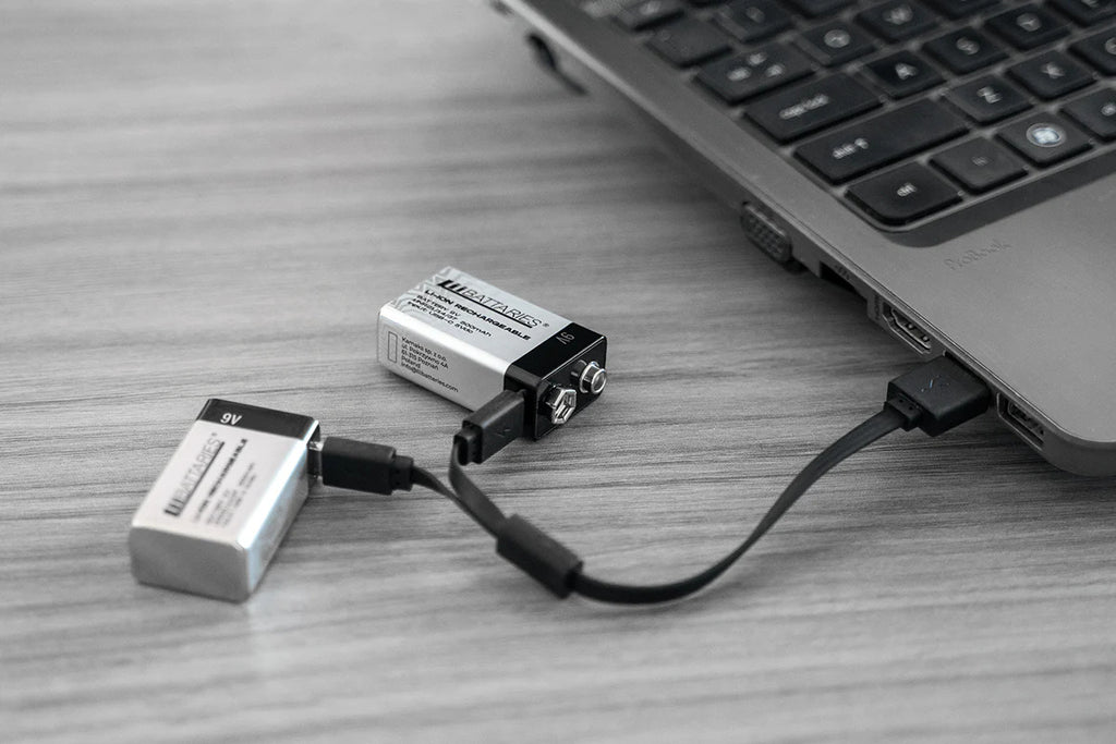 LiiBattaries mocny akumulator bateria litowo-jonowa 9V USB-C 2szt 500mAh 9V