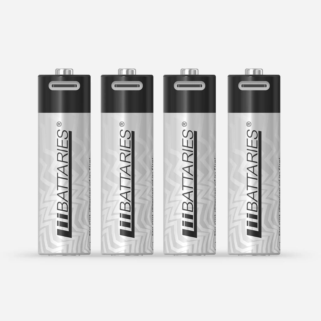 LiiBattaries mocny akumulator bateria litowo-jonowa AA 4szt. USB-C 1700mAh 1.5V