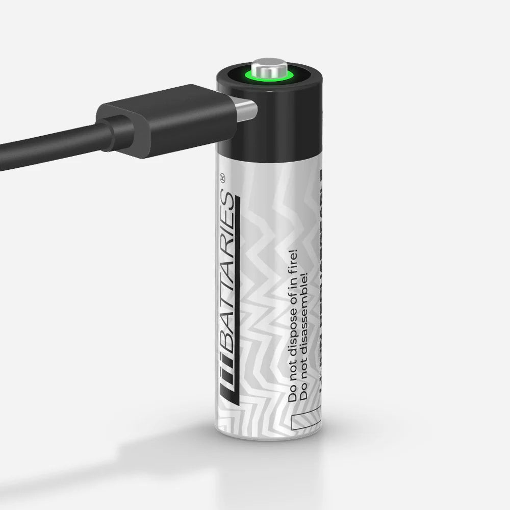 LiiBattaries mocny akumulator bateria litowo-jonowa AA 4szt. USB-C 1700mAh 1.5V