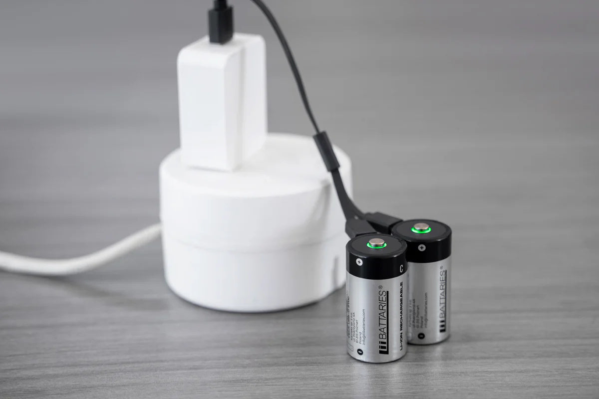 LiiBattaries mocny akumulator bateria litowo-jonowa C USB-C 2szt. 3000mAh