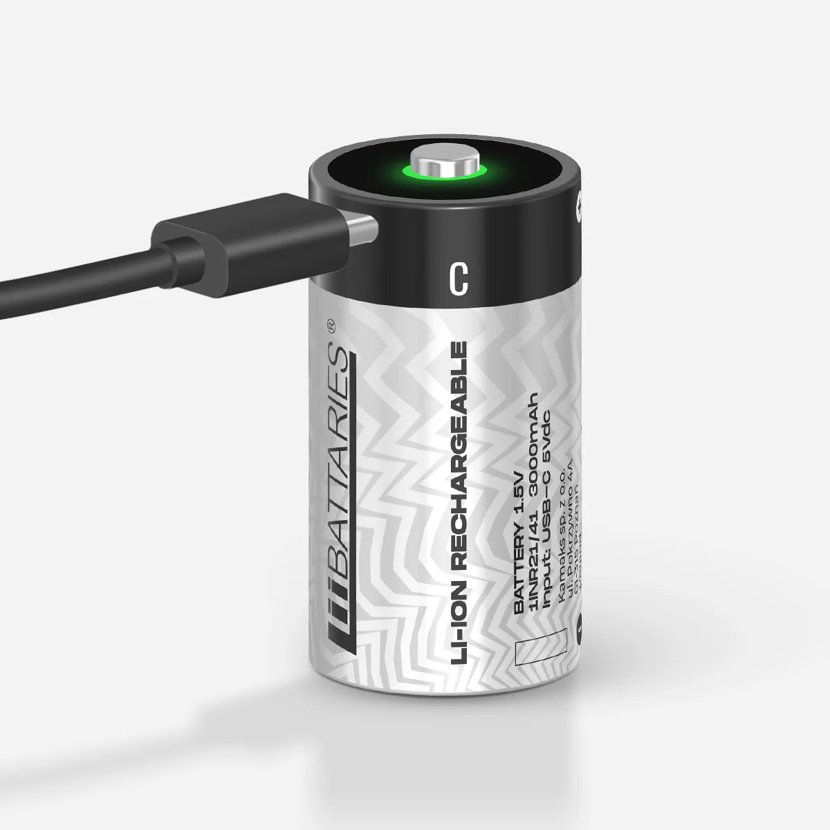 LiiBattaries mocny akumulator bateria litowo-jonowa C USB-C 2szt. 3000mAh