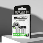 LiiBattaries mocny akumulator bateria litowo-jonowa CR123A USB-C 2szt. 750