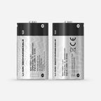 LiiBattaries mocny akumulator bateria litowo-jonowa D USB-C 2szt. 6500mAh.