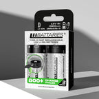 LiiBattaries mocny akumulator bateria litowo-jonowa D USB-C 2szt. 6500mAh.