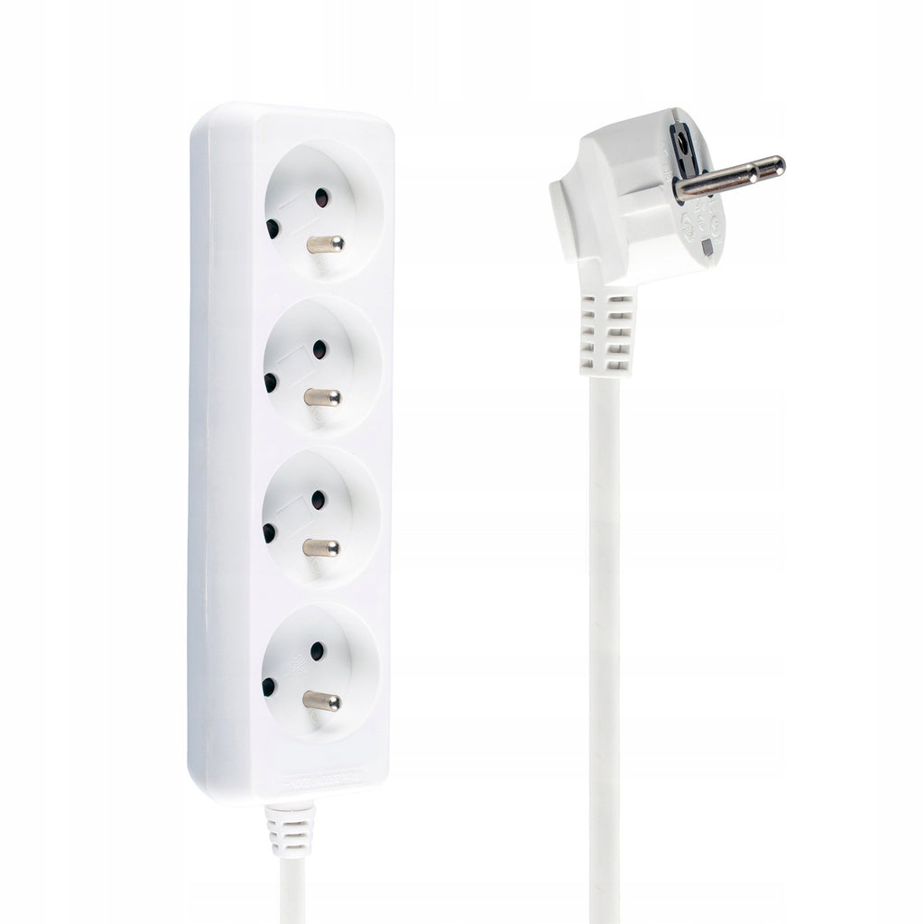Listwa zasilająca Libox LB0082-5 4 gniazd 5 m biały