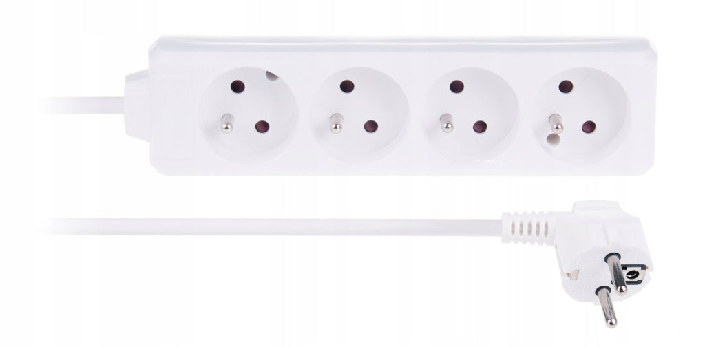 Listwa zasilająca Libox LB0082-5 4 gniazd 5 m biały
