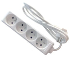 Listwa zasilająca Libox LB0082-5 4 gniazd 5 m biały