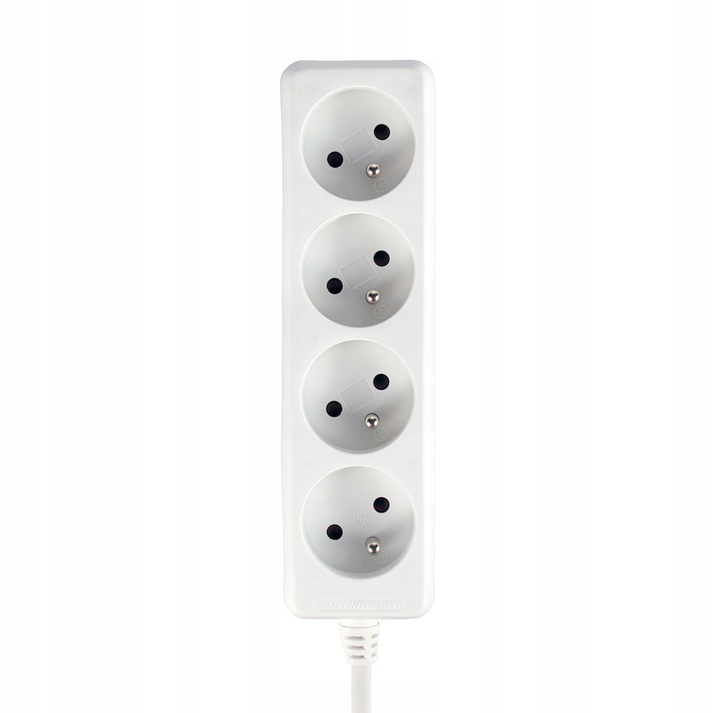 Listwa zasilająca Libox LB0082-5 4 gniazd 5 m biały
