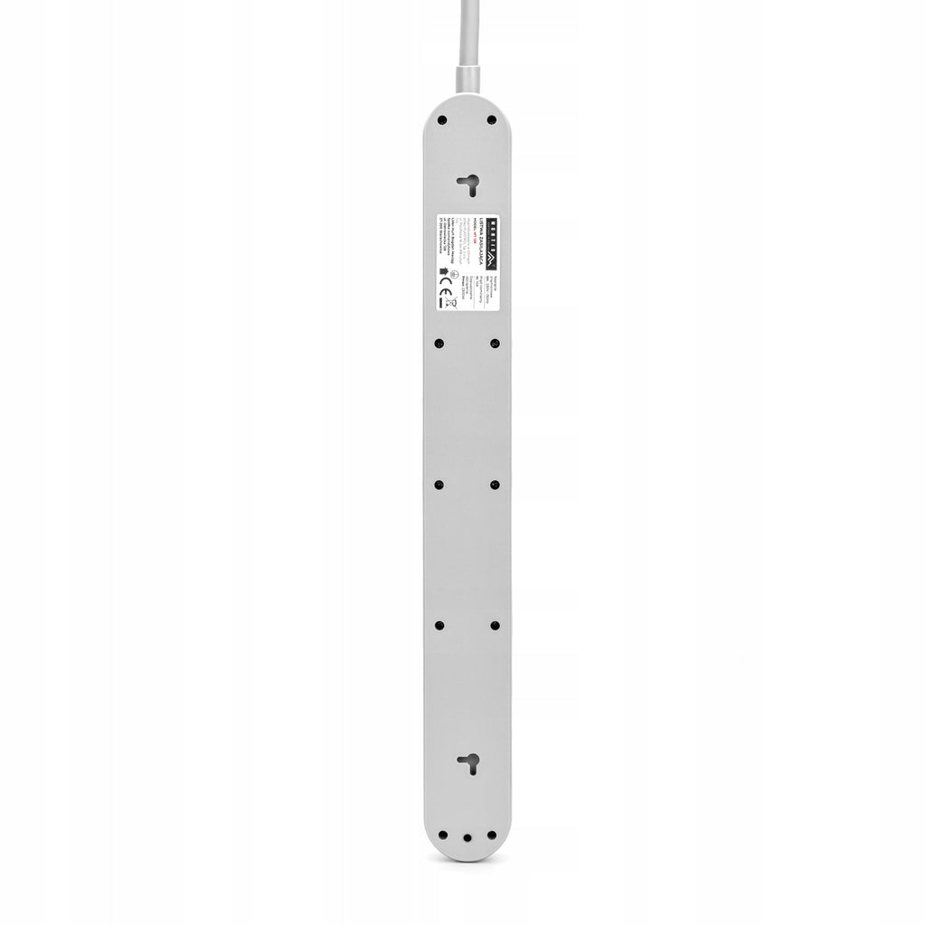 Listwa zasilająca przedłużacz Montis MT139-5 8 gniazd kabel 5m szary 500cm