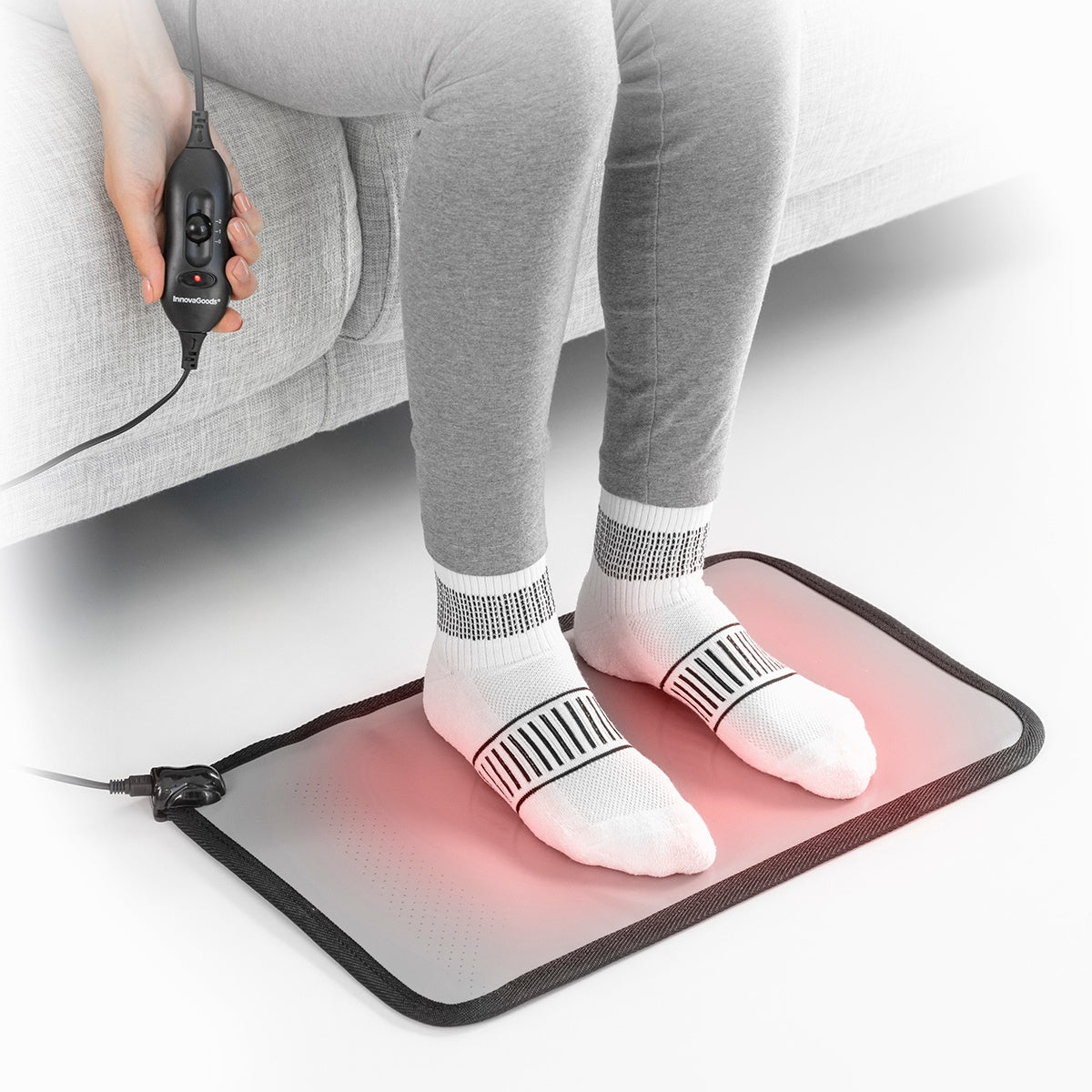 Mata Grzewcza dywanik Elektryczny grzejny pod Stopy Regulacja InnovaGoods