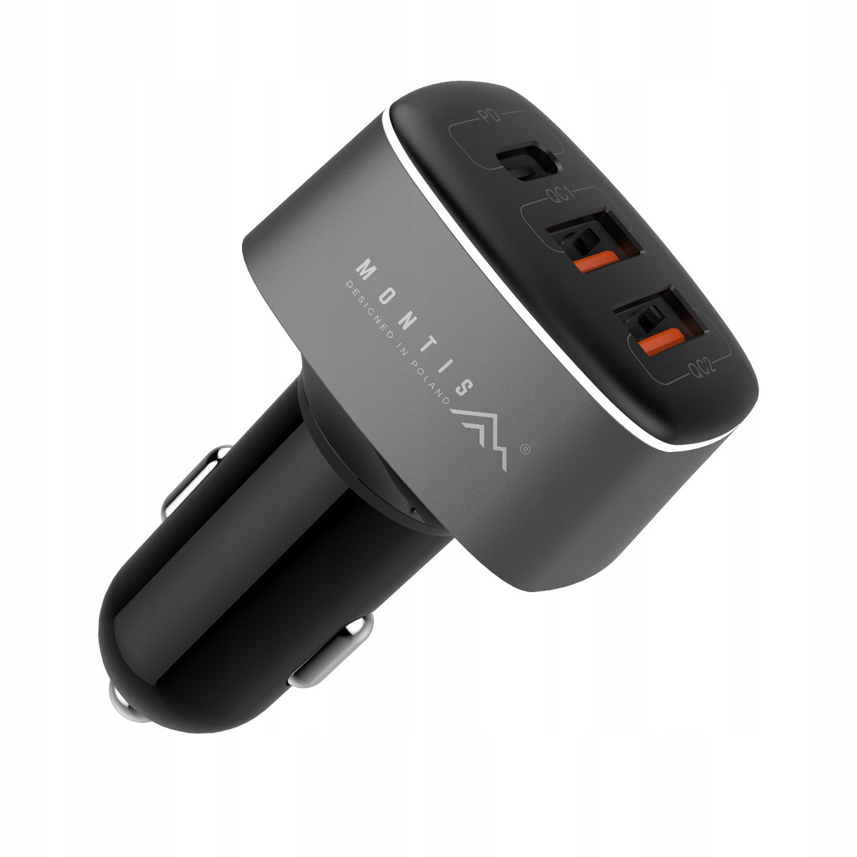 Mocna szybka ładowarka samochodowa do telefonu smartfona 56W PD QC3 3A 12V