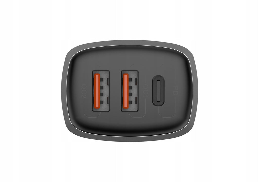 Mocna szybka ładowarka samochodowa do telefonu smartfona 56W PD QC3 3A 12V