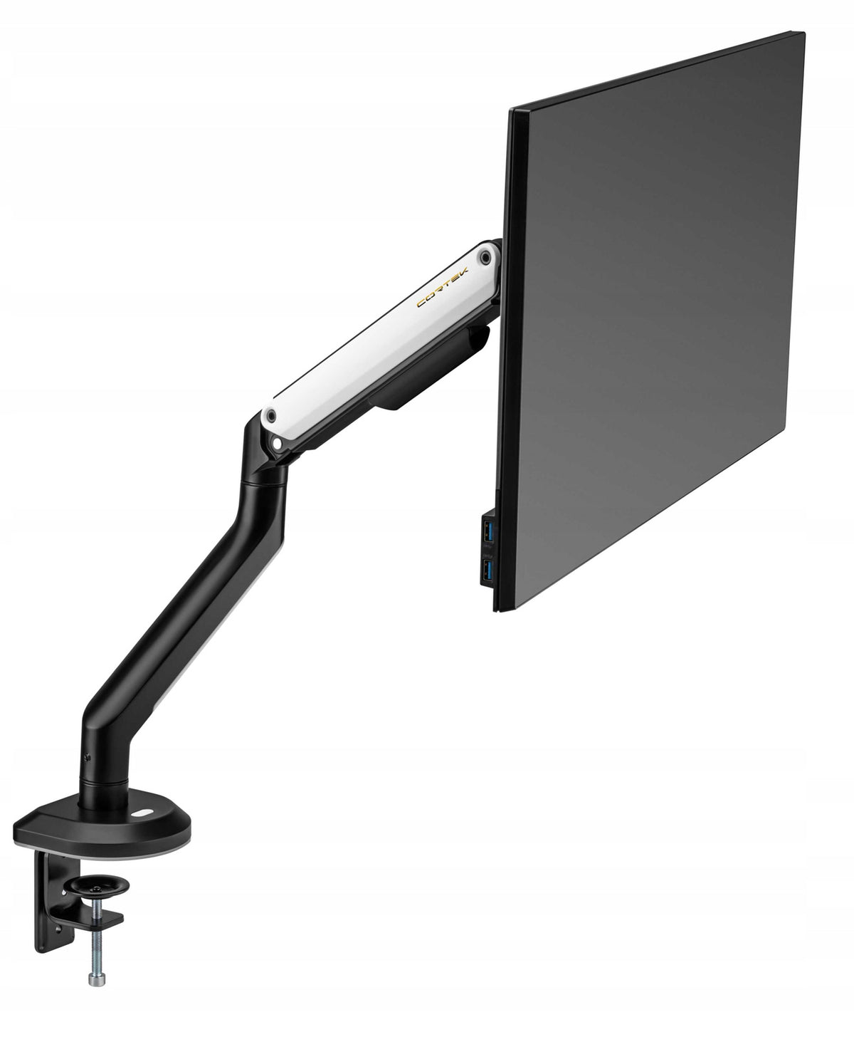 Mocny biurkowy obrotowy uchwyt monitora uniwersalny CORTEK boa RGB 10"-32"