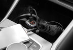 Mocny kabel przewód spiralny sprężynka USB USB-C oplot 3A 1,5M do auta IP
