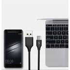 Mocny kabel USB - USB typ C Fast Charging 2,4A 100cm 1M LIBOX