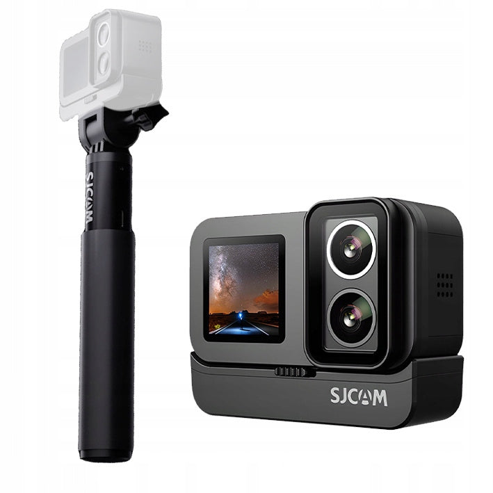 Monopod + Bateria 4800mAh selfiestick do SJCAM SJ20 handheld charging combo