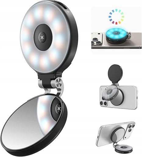 Magnetyczna lampka LED RGB TELESIN 4w1 do telefonu MagSafe