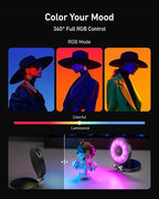 Magnetyczna lampka LED RGB TELESIN 4w1 do telefonu MagSafe