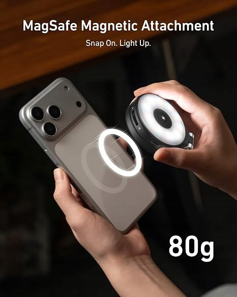 Magnetyczna lampka LED RGB TELESIN 4w1 do telefonu MagSafe