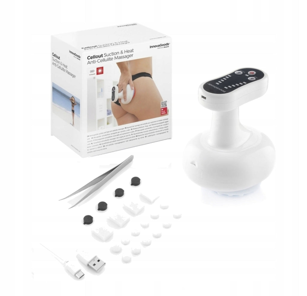 Masażer antycellulitowy Ssący Grzejący ujędrniający Wyszczupla InnovaGoods