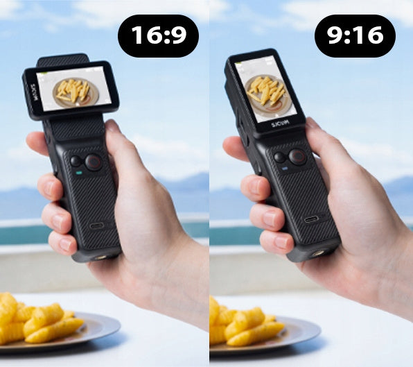 Mini Kamera Sportowa SJCAM C400 Obracany ekran zdalne sterowanie 4K WiFi 7h