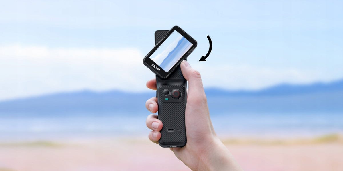 Mini Kamera Sportowa SJCAM C400 Obracany ekran zdalne sterowanie 4K WiFi 7h