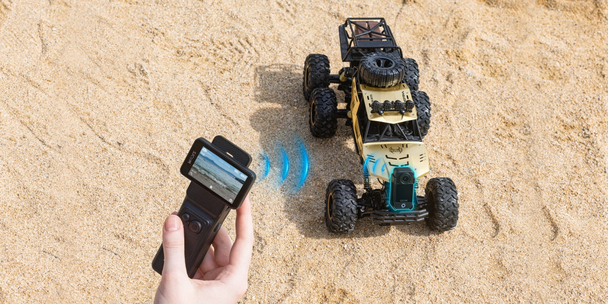 Mini Kamera Sportowa SJCAM C400 Obracany ekran zdalne sterowanie 4K WiFi 7h