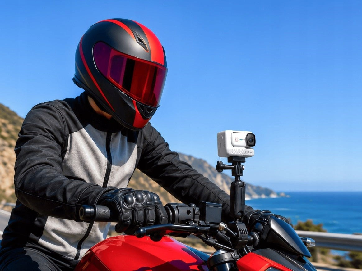 Mini Kamera sportowa z pamięcią 64GB SJCAM S10 Biały (4K) 45g Magnetyczna