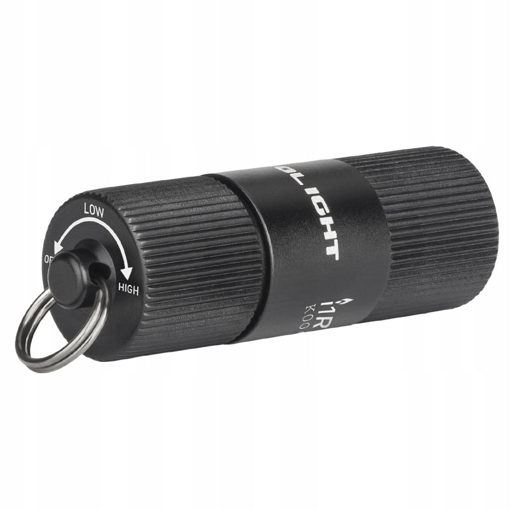 Mini Latarka LED mała miniaturowa czarna Olight I1R 2 eos kit 150 lm 150lm 40m 6 min