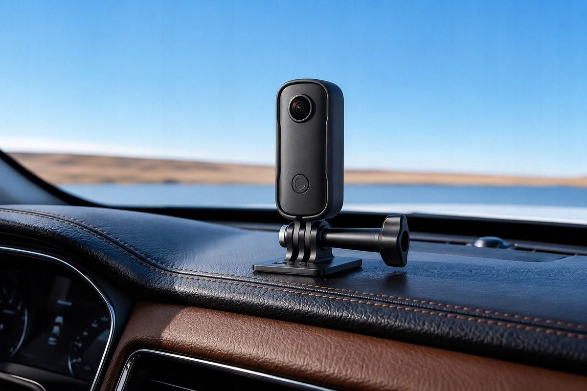 Mini mała Kamera Sportowa SJCAM C100 Pro black 4K + obudowa + mocowanie