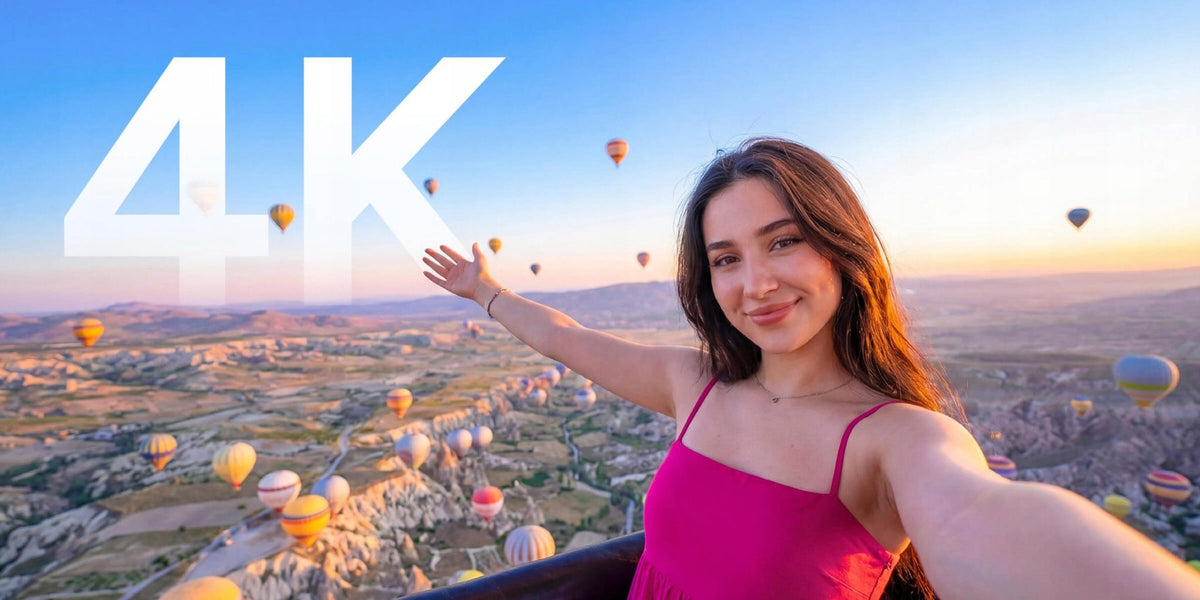 Mini mała Kamera Sportowa SJCAM C100 Pro white 4K + obudowa + mocowanie