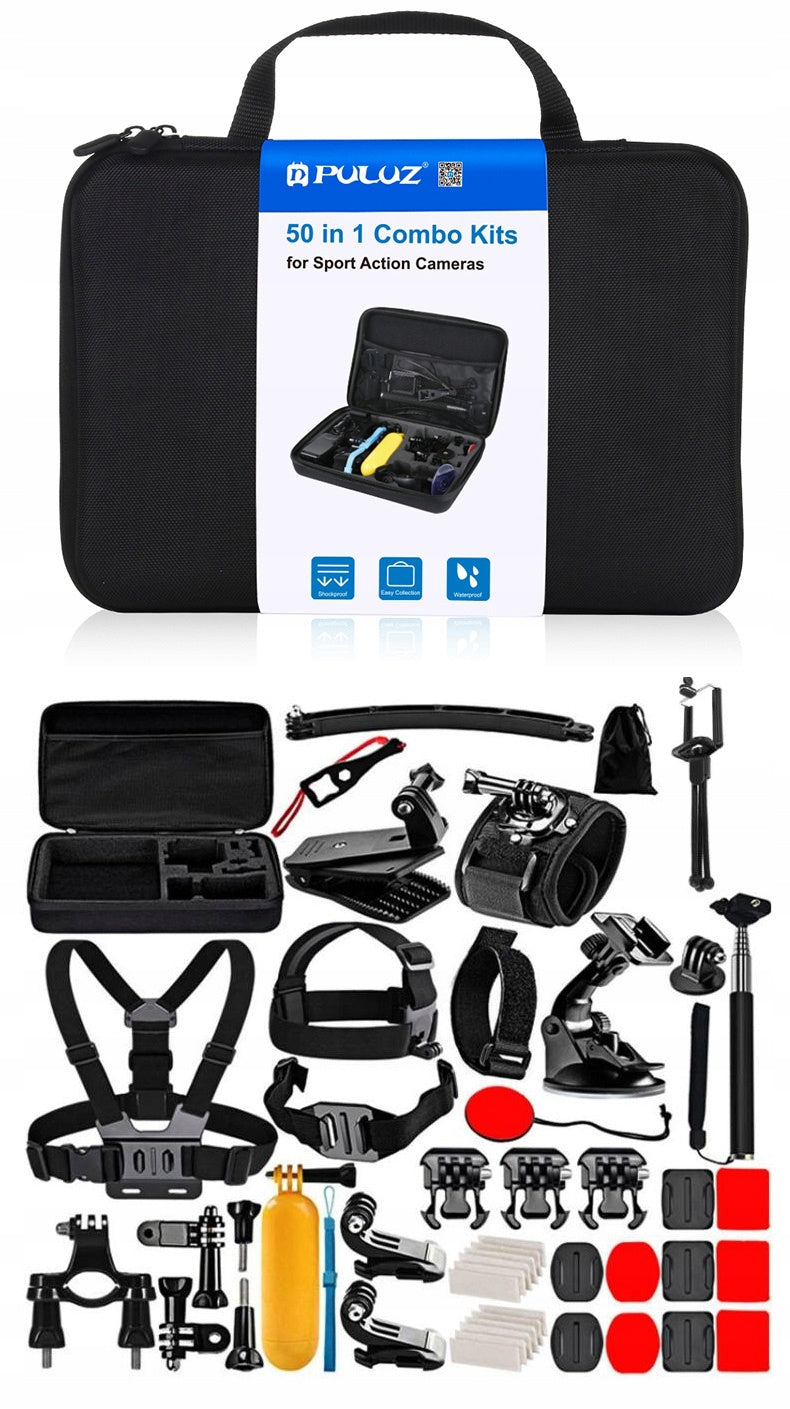 Mocowanie do plecaka Puluz PKT39 PULUZ Combo Kits (50 in1)