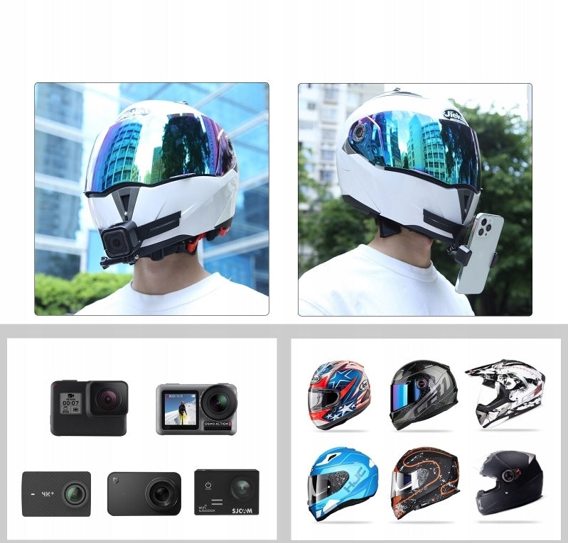 Mocowanie na głowę/kask PULUZ (Helmet jaw mount) PU847B