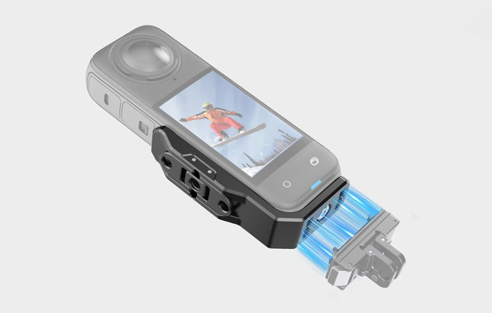 Mocowanie poziome Puluz PU982B Mount adapter horizontal Insta360 X4/X5