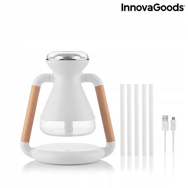Nawilżacz Powietrza Dyfuzor Zapachów Ładowarka indukcyjna 3w1 InnovaGoods