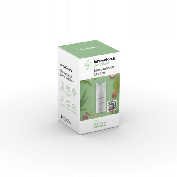 Nawilżający Krem pod oczy Pielęgnacyjny wegański cbd Zenglow InnovaGoods
