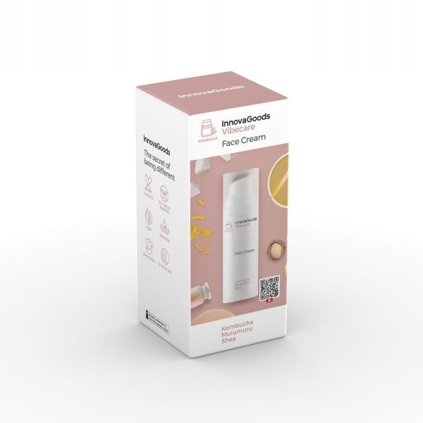Nawilżający wegański krem do twarzy Kombucha Vibecare InnovaGoods odżywczy