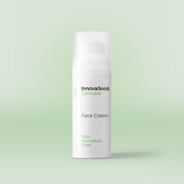 Nawilżający krem do twarzy wegański cbd Zencare InnovaGoods Łagodzący
