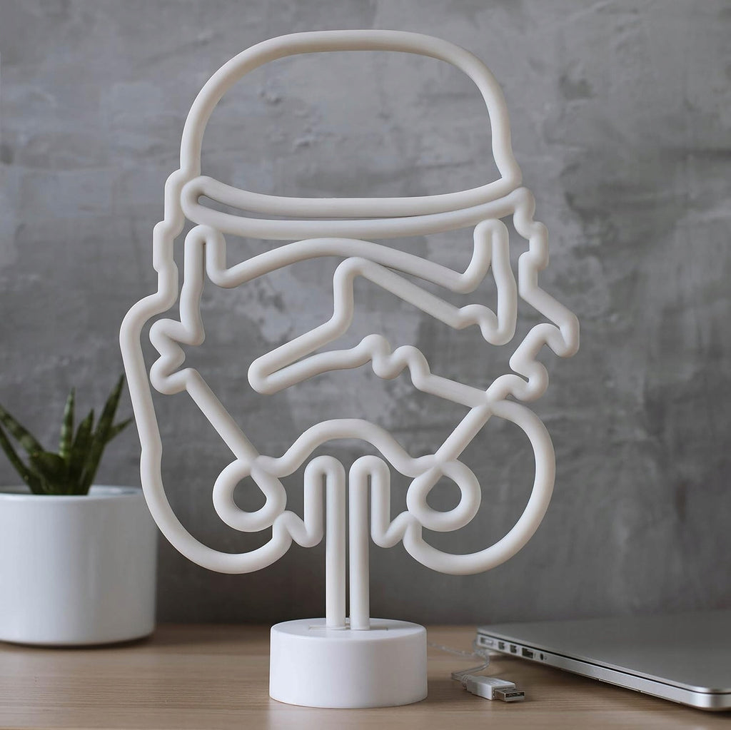 Neon LED Lampka star wars Stormtrooper USB dla fanów Gwiezdnych Wojen