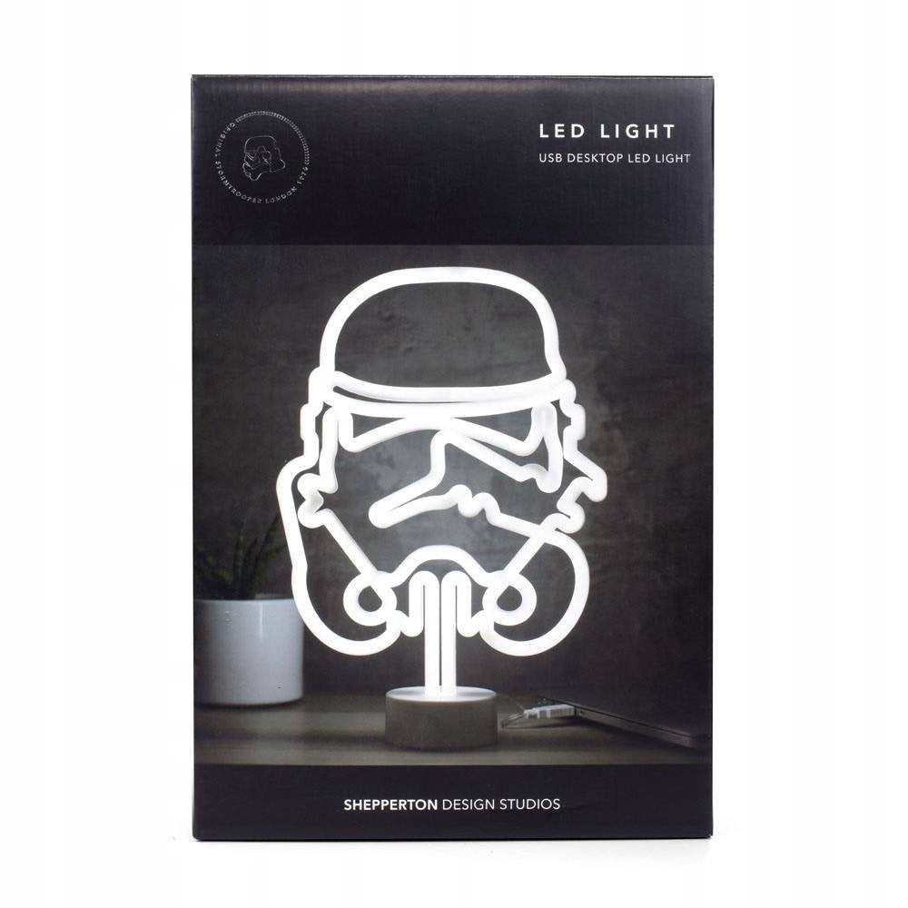 Neon LED Lampka star wars Stormtrooper USB dla fanów Gwiezdnych Wojen