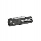 Nóż EDC Oknife z wymiennym ostrzem SK5 i śrubokrętem bit-driver G10 Carbon
