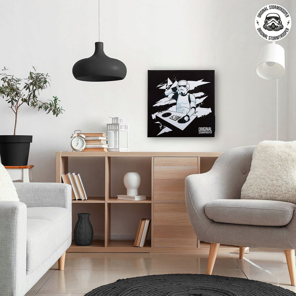 Obraz z Głośnikiem Bluetooth star wars Stormtrooper głośnik 40×40 prezent