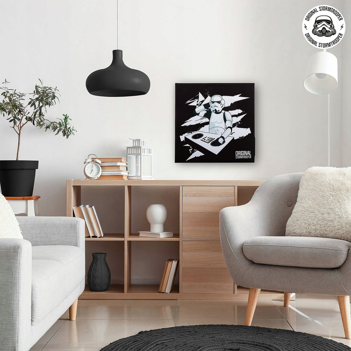 Obraz z Głośnikiem Bluetooth star wars Stormtrooper głośnik 40×40 prezent