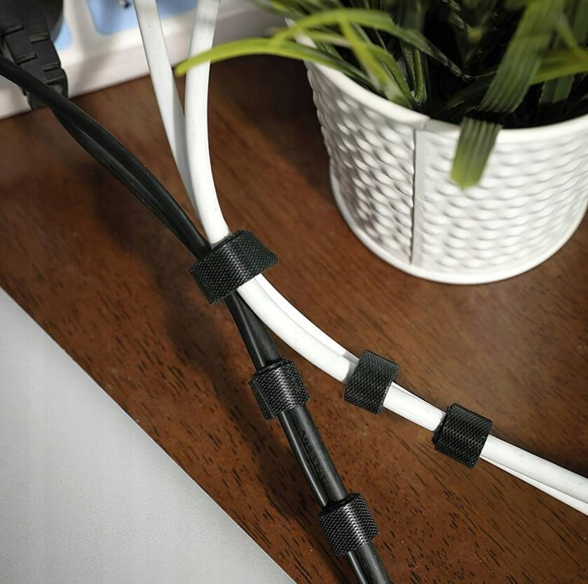 Organizer na kable opaska taśma rzepowa do kabli 1M 14mm regulowana MONTIS