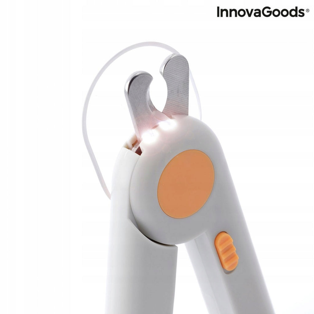 Obcinacz do Paznokci dla Zwierząt z Lampką LED Clipet InnovaGoods + pilnik