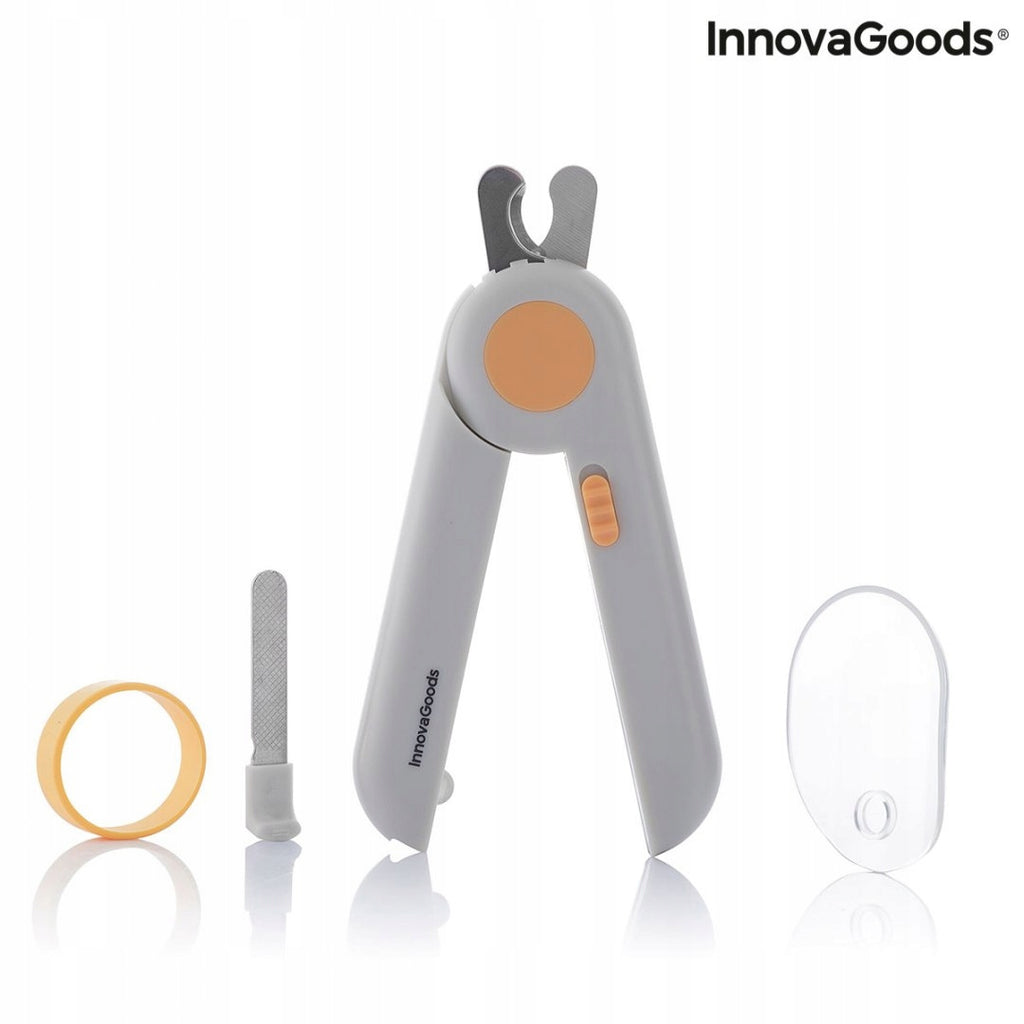 Obcinacz do Paznokci dla Zwierząt z Lampką LED Clipet InnovaGoods + pilnik