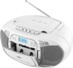 Odtwarzacz cd z magnetofonem JVC RC-E451W biały, USB, Bluetooth